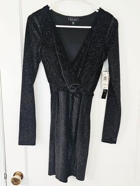 Gorgeous Trixxi Long-Sleeve V-Neck Dress